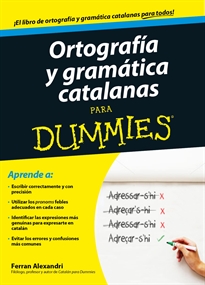 Books Frontpage Ortografía y gramática catalanas para Dummies