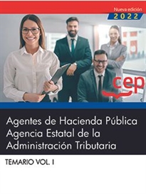 Books Frontpage Agentes de Hacienda Pública. Agencia Estatal de la Administración Tributaria. Temario Vol. I.