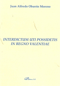 Books Frontpage Interdictum uti possidetis in regno valentiae