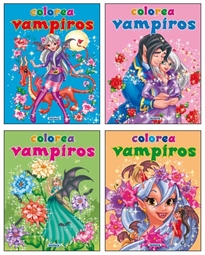 Books Frontpage Colorea vampiros (4 títulos)