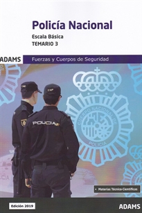 Books Frontpage Temario 3 Policía Nacional. Escala Básica