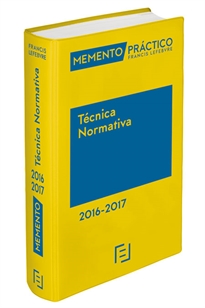 Books Frontpage Memento Práctico Técnica Normativa 2016-2017