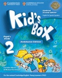 Books Frontpage Kid’s Box Updated Level 2 Pupil's Book English for Spanish Speakers for Andalucía