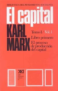 Books Frontpage El capital. Tomo I/Vol. 1