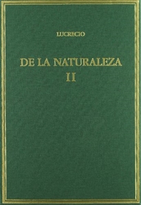 Books Frontpage De la naturaleza. Vol. II. Libros IV-VI