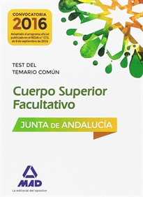 Books Frontpage Cuerpos Superiores Facultativos de la Junta de Andalucía. Test del Temario Común