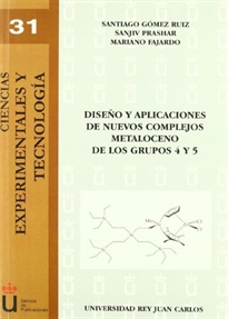 Books Frontpage Diseño y aplicaciones de nuevos complejos metaloceno de los grupos 4 y 5