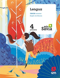 Books Frontpage Lengua. 4 Primaria. Mas Savia. Murcia