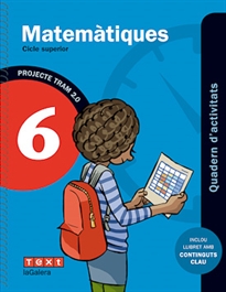 Books Frontpage TRAM 2.0 Quadern d'activitats Matemàtiques 6
