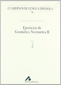 Books Frontpage Ejercicios de gramática normativa II