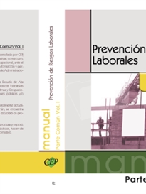 Books Frontpage Manual Prevención de Riesgos Laborales. Parte Común Vol. I.