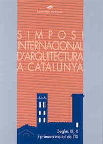 Books Frontpage Simposi internacional d'Arquitectura a Catalunya