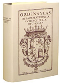 Books Frontpage Ordenanzas de la Real Audiencia y Chancillería de Granada