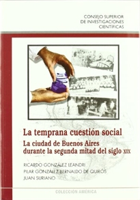 Books Frontpage La temprana cuestión social: la ciudad de Buenos Aires durante la segunda mitad del siglo XIX