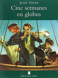Books Frontpage Biblioteca Teide 007 - Cinc setmanes en globus -Jules Verne-