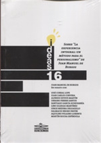 Books Frontpage Sobre "La experiencia integral: un método para el personalismo" de Juan Manuel de Burgos