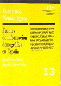 Books Frontpage Fuentes de información demográfica en España