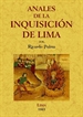 Front pageAnales de la inquisición de Lima: estudio histórico.