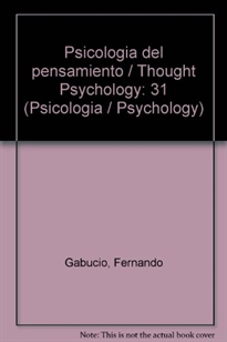 Books Frontpage Psicología del pensamiento