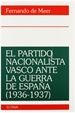 Front pageEl Partido Nacionalista Vasco ante la guerra de España (1936-1937)