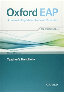 Books Frontpage Oxford English for Academic Purposes Pre-Intermediate. Teacher's Book and DVD Pack