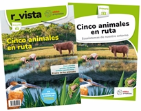 Books Frontpage CINCO ANIMALES EN RUTA. (Ecosistemas de nuestro entorno)