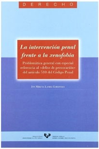Books Frontpage La intervención penal frente a la xenofobia