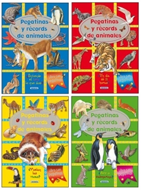 Books Frontpage Pegatinas y récords de animales (4 títulos)