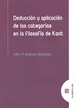 Front pageDeducción y aplicación de las categorías en la filosofía de Kant