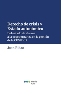 Books Frontpage Derecho de crisis y Estado autonómico