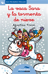 Books Frontpage La vaca Sara y la tormenta de nieve (letra cursiva)