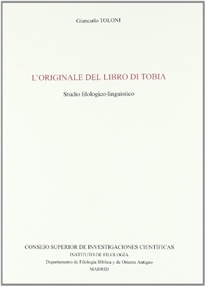 Books Frontpage L'originale del libro di Tobia: studio filologico-linguistico