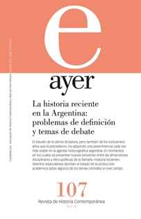 Books Frontpage La historia reciente en la Argentina: problemas de definición y temas de debate