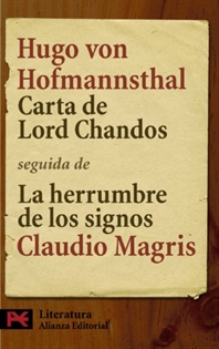 Books Frontpage Carta de Lord Chandos