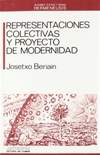Books Frontpage Representaciones colectivas y proyecto de modernidad