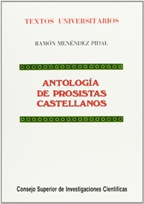 Books Frontpage Antología de prosistas castellanos