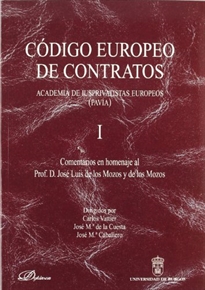 Books Frontpage Código europeo de contratos