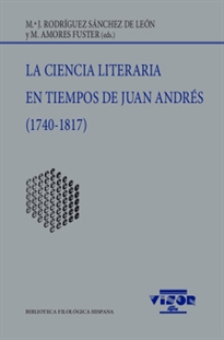 Books Frontpage La ciencia literaria en tiempos de Juan Andrés (1740-1817)