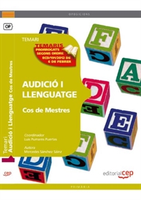 Books Frontpage Cos de Mestres. Audició i Llenguatge. Temari
