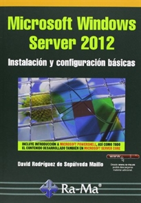 Books Frontpage Microsoft Windows Server 2012. Instalación y configuración básicas