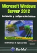 Front pageMicrosoft Windows Server 2012. Instalación y configuración básicas