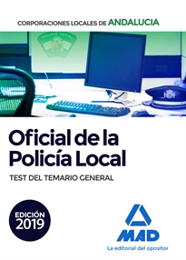 Books Frontpage Oficial de la Policía Local de Andalucía. Test del Temario General