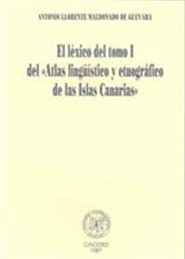 Books Frontpage El léxico del tomo I del Atlas Lingüístico  e Canariasa
