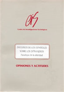 Books Frontpage Discursos de los españoles sobre los extranjeros