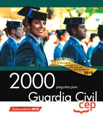 Books Frontpage 2000 preguntas para Guardia Civil