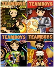 Books Frontpage Teamboys colour (4 títulos)
