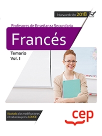 Books Frontpage Cuerpo de Profesores de Enseñanza Secundaria. Francés Temario Vol. I.