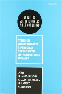 Books Frontpage Apoyo en la organización de las intervenciones en el ámbito institucional