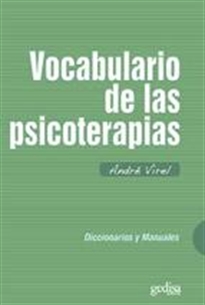 Books Frontpage Vocabulario de las psicoterapias