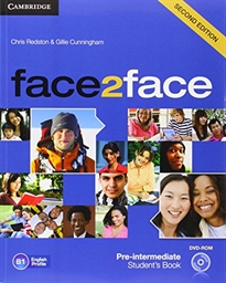 Books Frontpage Face2face for Spanish Speakers Pre-intermediate Student's Book Pack (Student's Book with DVD-ROM and Handbook with Audio CD)